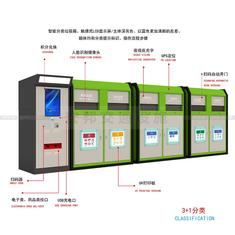 智能垃圾箱廠家產品