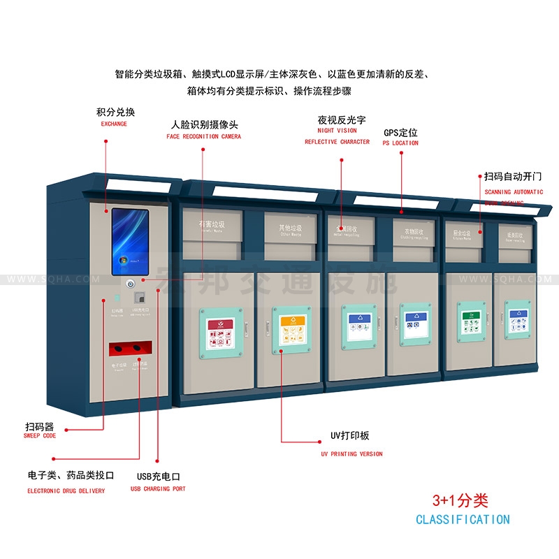 智能垃圾箱廠家產品