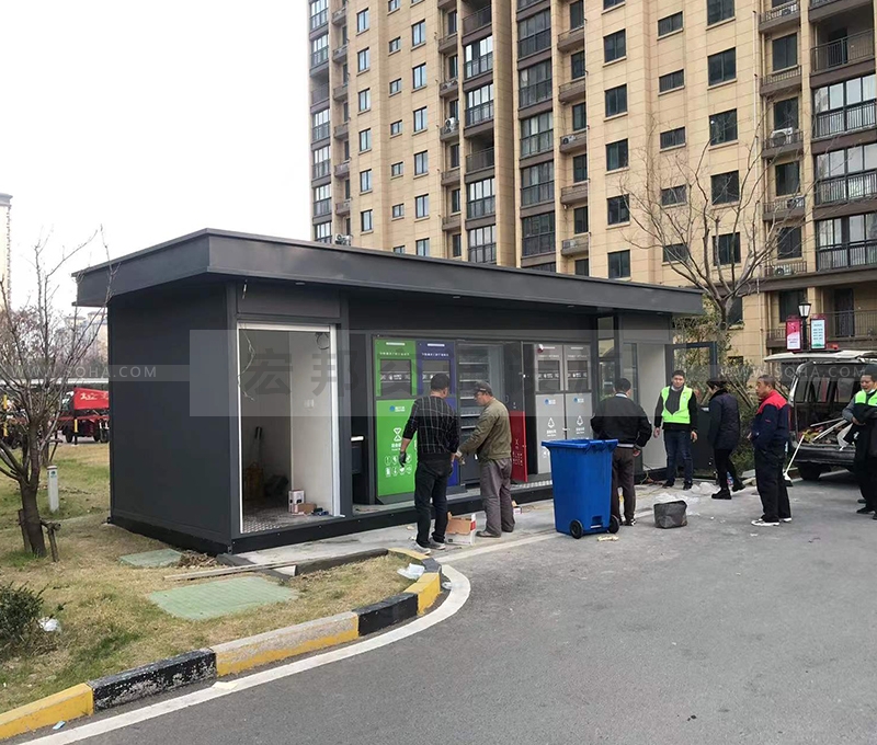 智能垃圾箱發貨案例